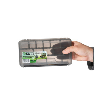 Коробка Три Кита для приманок КДП-2 дымка (230*115*35мм)-2