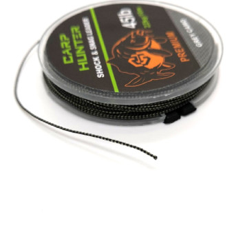 Тонущий шок лидер CarpHunter PREMIUM 45lb (22кг) 10м (grey camo)-3