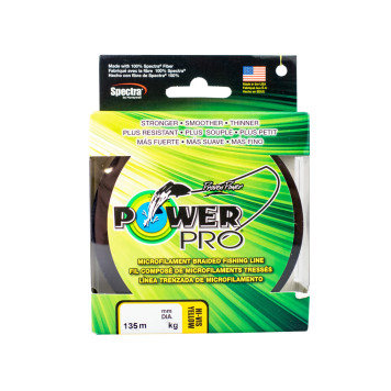 Шнур Power Pro Hi-Vis Yellow 135м