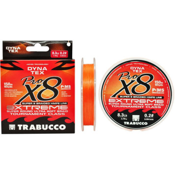Шнур Trabucco Pro Extreme X8 150м Bright Orange