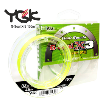 Шнур YGK G-Soul Real Sports X-3 PE 150m