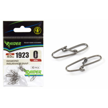 Застёжка RAIDER DIAMOND INSURANCE SNAP (уп.10шт)