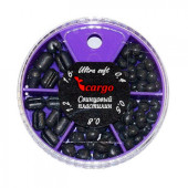 Набор малый Cargo Свинцовый пластилин Комби 0,4-1,6г (259668)