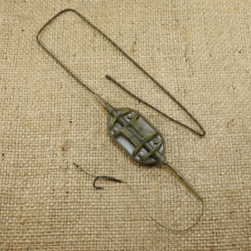 Оснастка карповая Orange Carp №51 Spider Flat Method Leadcore под бойл-1