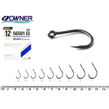 Крючки Owner 56501 Iseama X with Ring