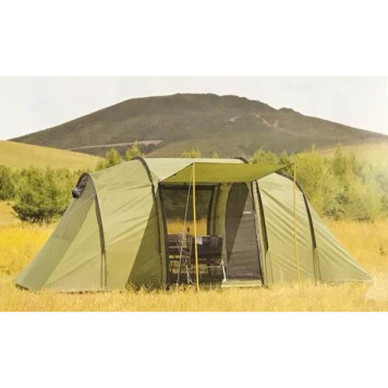 Палатка Арктика 1699-1, 6 person tent, двухкомнатная, шестиместная, с тамбуром и навесом-1
