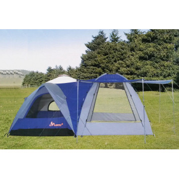 Палатка 4-х местная с шатром LANYU 1706