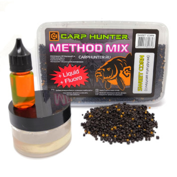 Методный микс пеллетсов CarpHunter Method mix Pellets + Fluoro + Liquid-5
