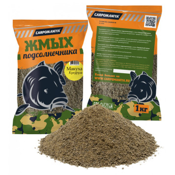 Жмых подсолнечника Карпомания 1кг (сыпуха)-1