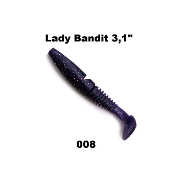 Силиконовая рыбка Fanatik LADY BANDIT 3.1