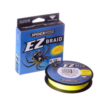 Шнур Spiderwire ez braid Hi-Vis Yellow 100m