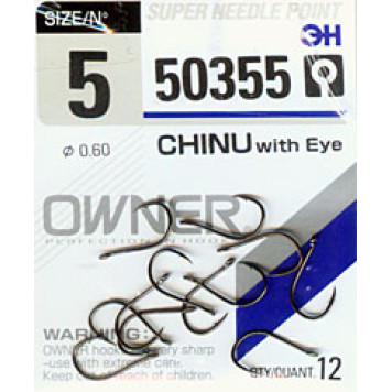 Крючки OWNER Chinu with Eye 50355