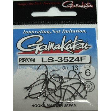 Крючки Gamakatsu LS-3524F Ring Eye