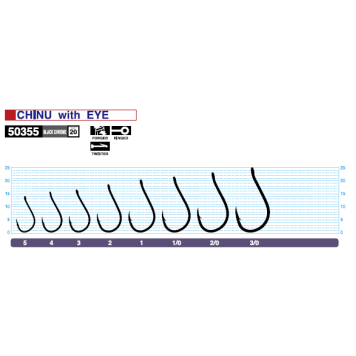 Крючки OWNER Chinu with Eye 50355-1