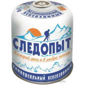 Газ для порт. плит "СЛЕДОПЫТ", метал. баллон, 450гр. резьб., (всесезонный)