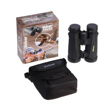 Бинокль Veber Hunter 10x42 черный-3