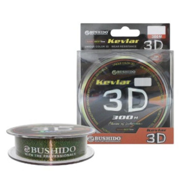 Леска Bushido Kevlar 3D 300м