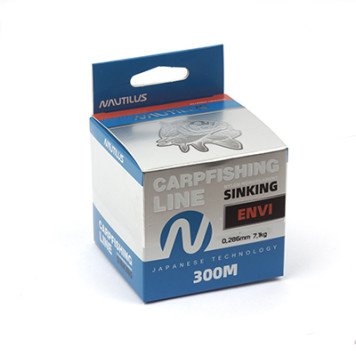 Леска карповая Nautilus Envi Fluoro orange 300м-2