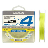 Шнур Nautilus X4 Jig Braid Fluoro Yellow 150м
