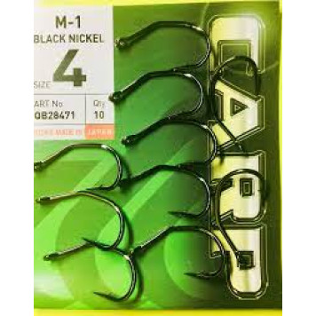 Крючки карповые Hayabusa M-1 Black Nickel