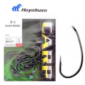 Крючки карповые Hayabusa P-1 Black Nickel
